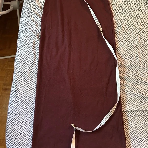 Veiled Ribbed Maxi Skirt M - Picture 3 of 5